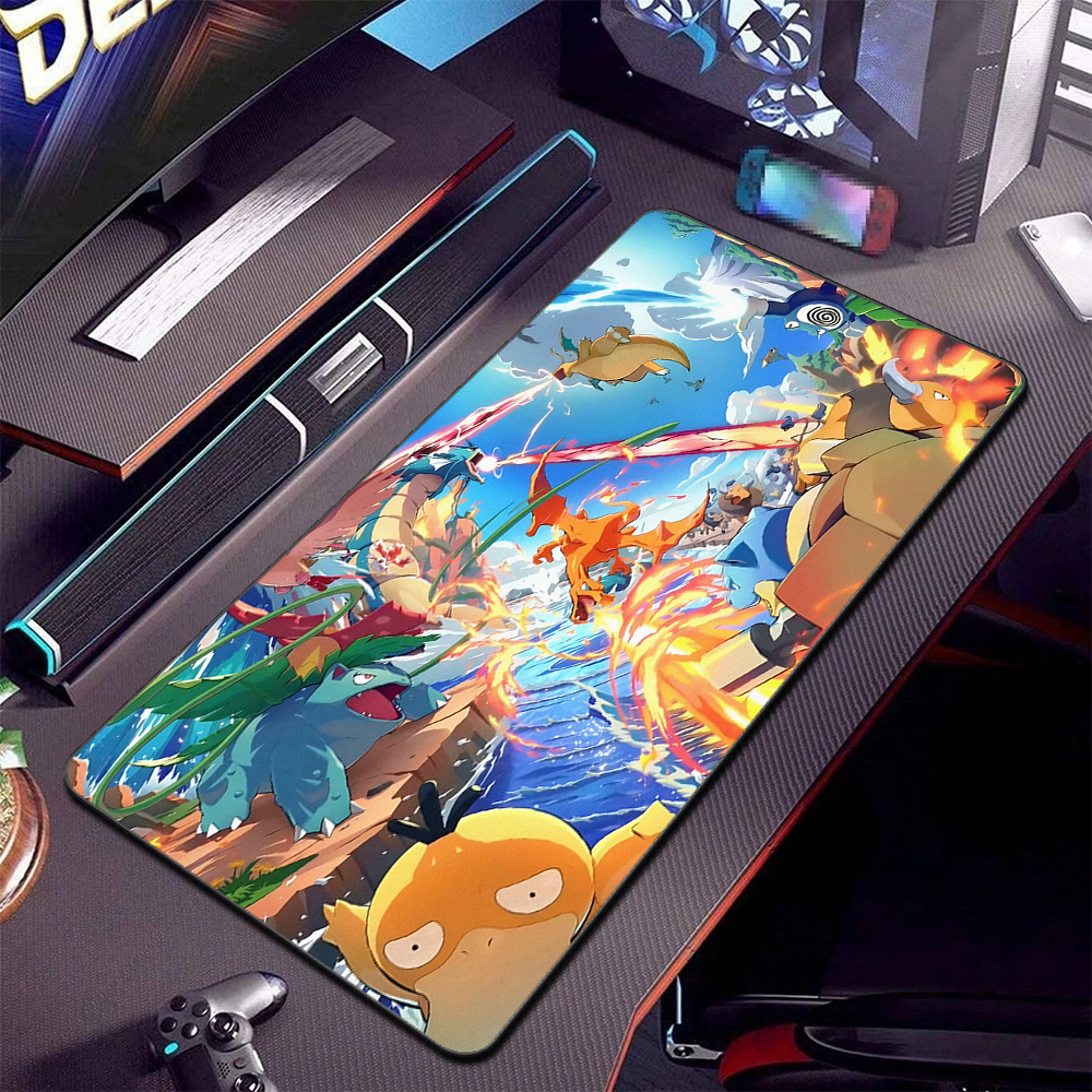 Keyboard Mouse Bundle Gaming - XXL Mouse Pad Pokemon Gamers Computer