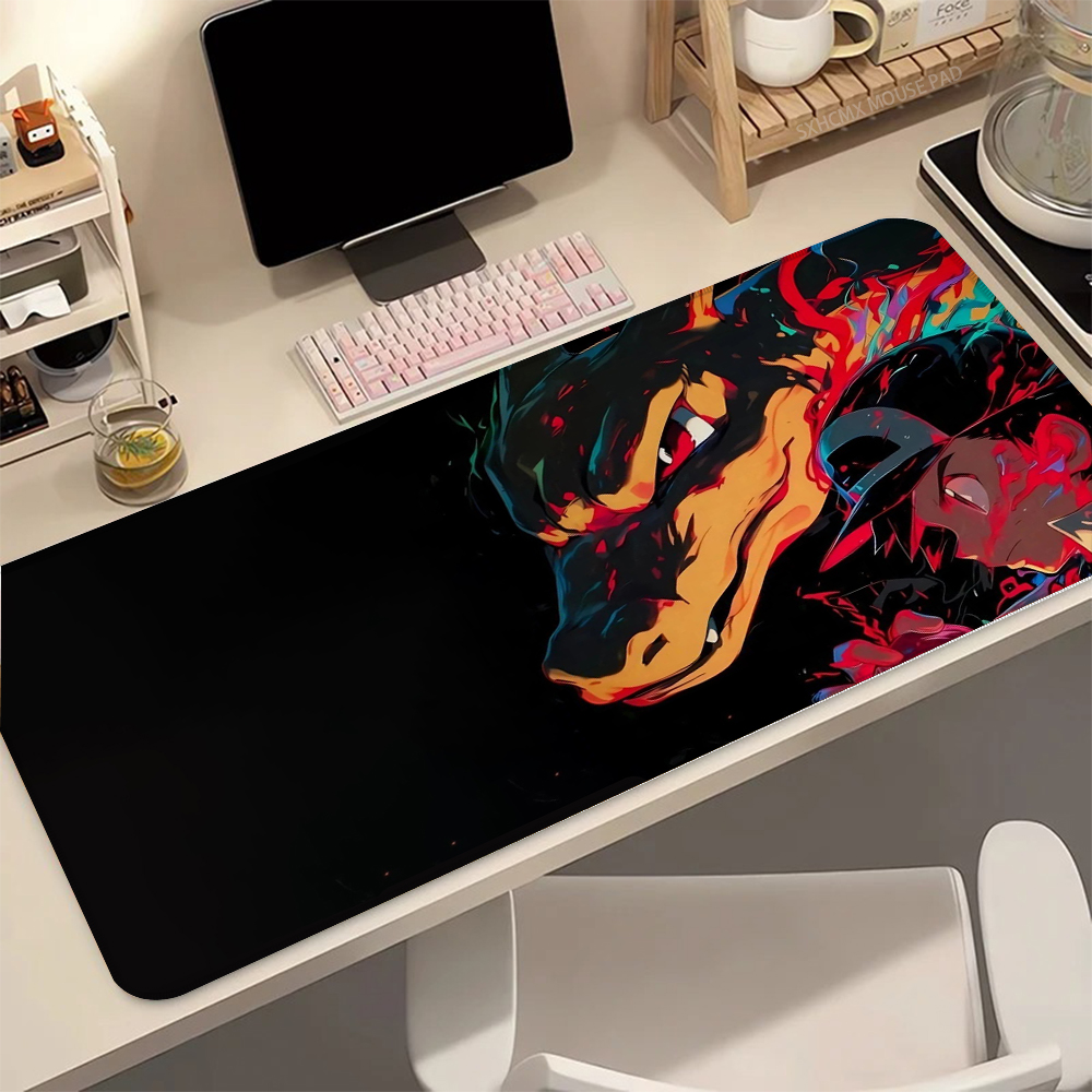 Gaming Keyboard He - Gigantamax Charizard P-Pokemon Mouse Pad Large