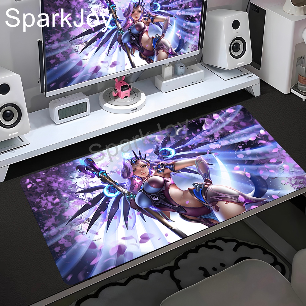 Keyboard Mouse Bundle Gaming - PC Gamer Cabinet Kawaii Mousepad XXL