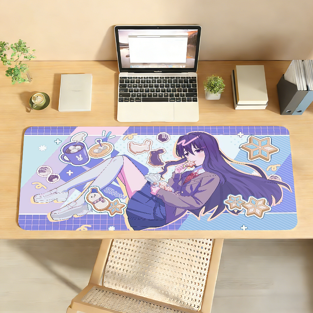 Cartoon Anime D-DDLC Mouse Pad - مراجعة Keyboard Mouse Bundle Gaming وسعره