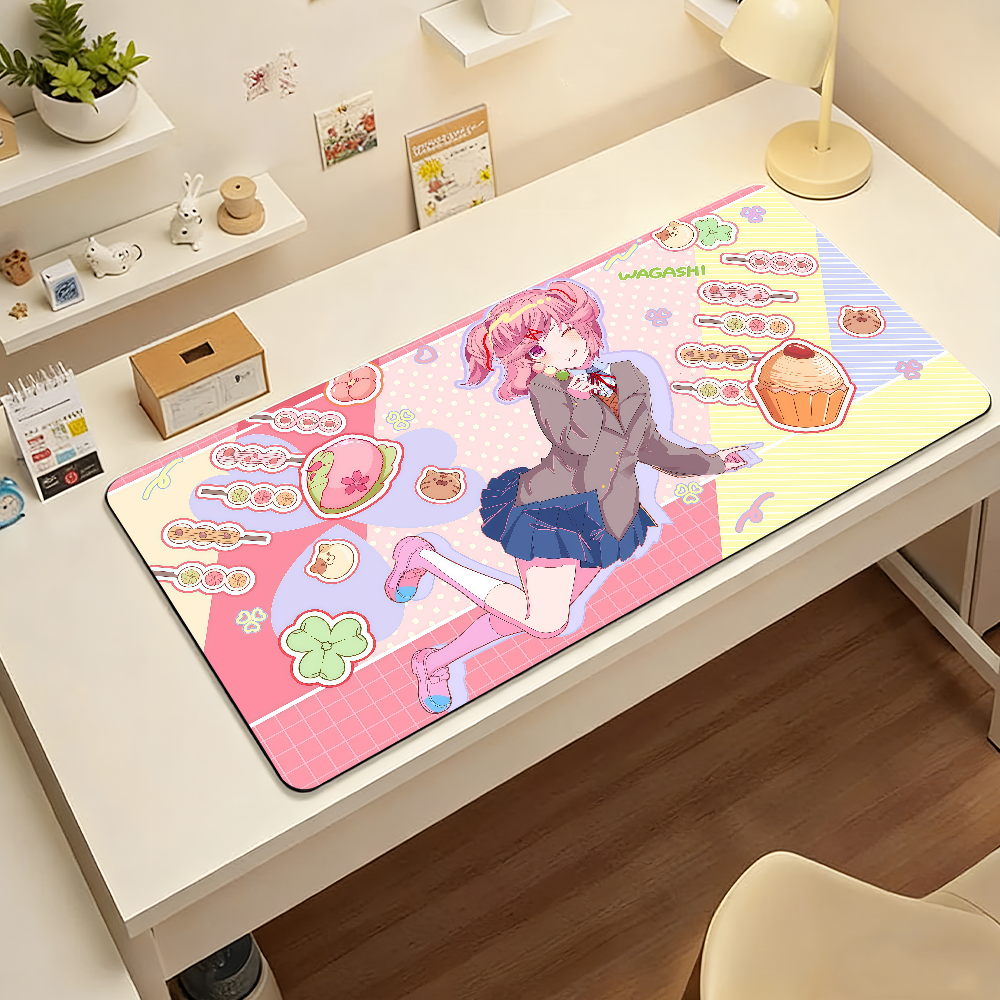 Cartoon Anime D-DDLC Mouse Pad - مراجعة Keyboard Mouse Bundle Gaming وسعره