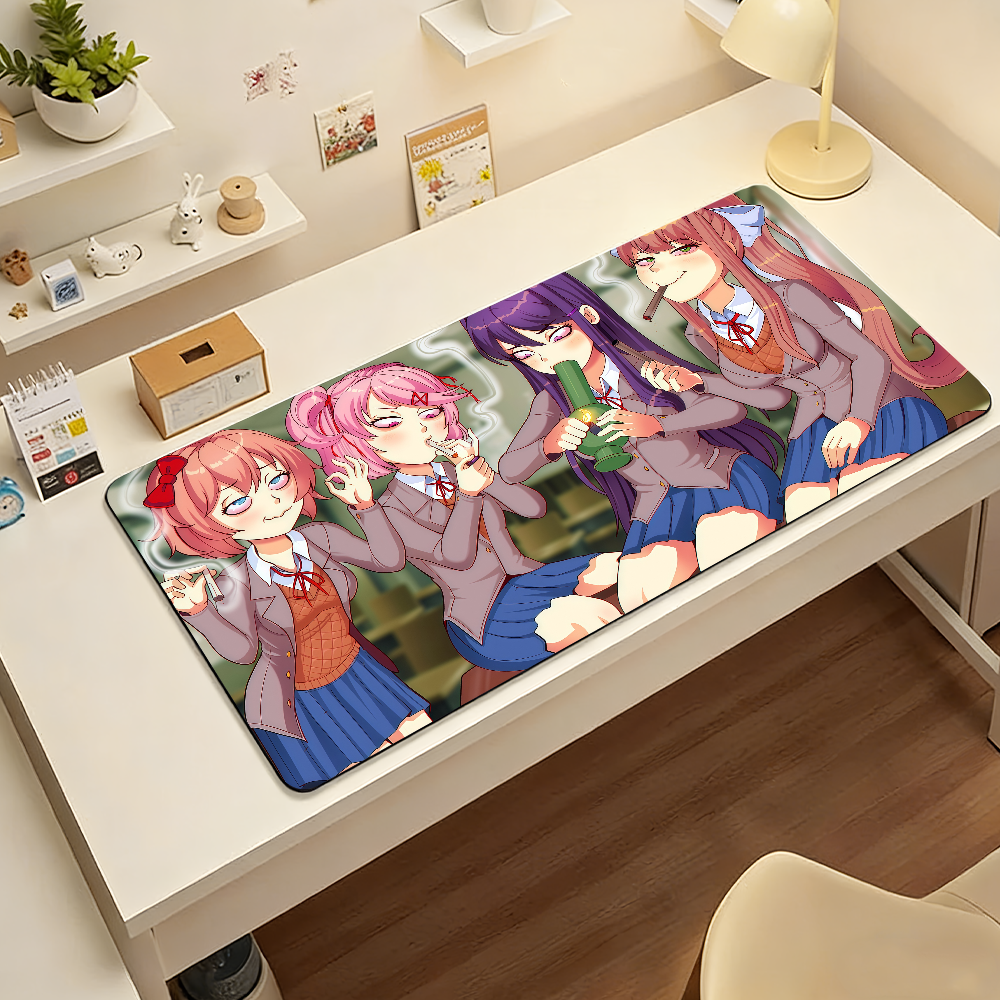 Cartoon Anime D-DDLC Mouse Pad - مراجعة Keyboard Mouse Bundle Gaming وسعره