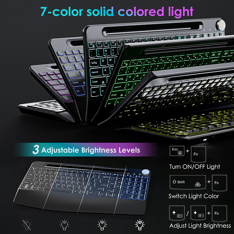 2.4G&Type-C Wireless Keyboard  - مراجعة Gaming Keyboard Mouse Set وسعره