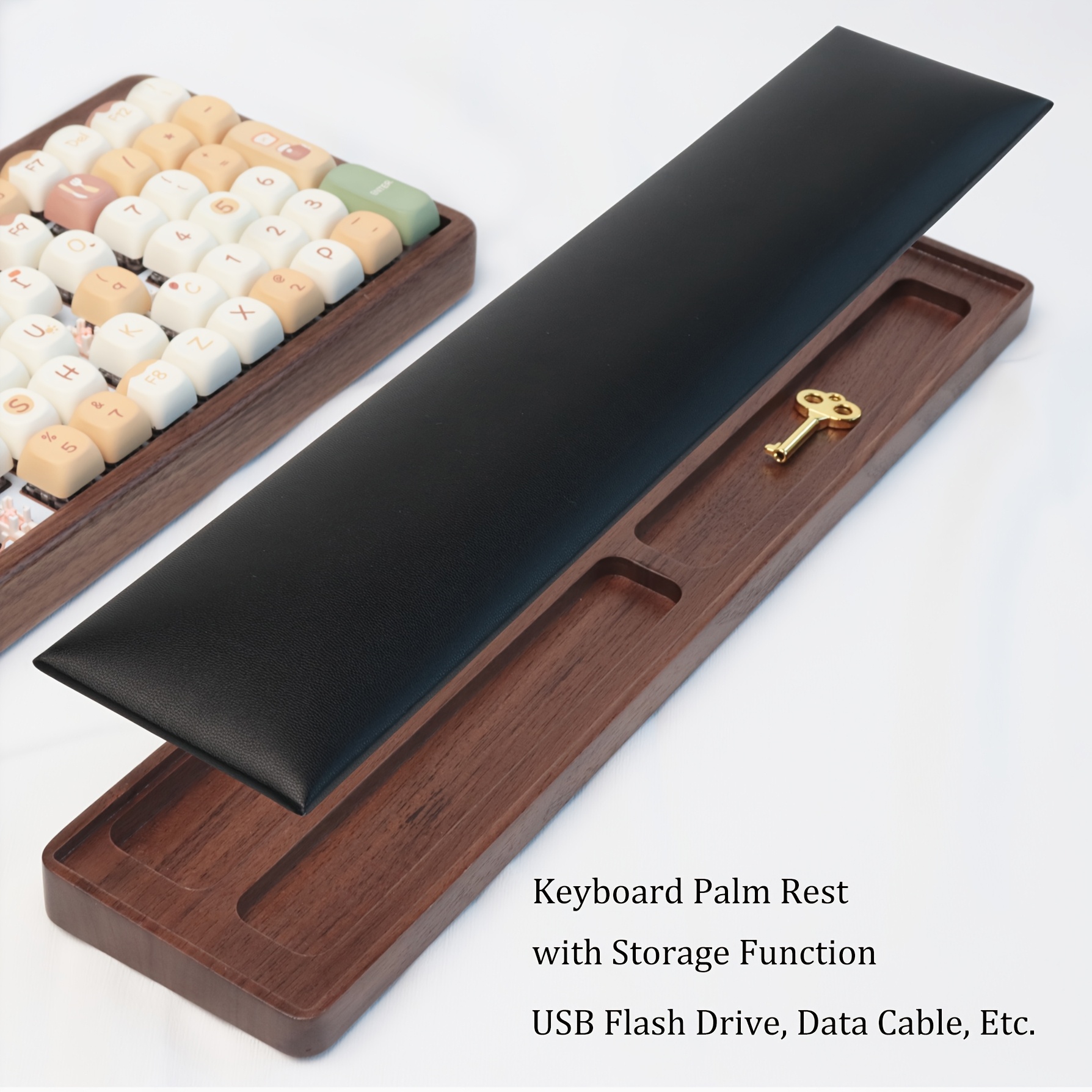 Ergonomic Wooden Keyboard Wris - مراجعة Wrist Rest Wood وسعره