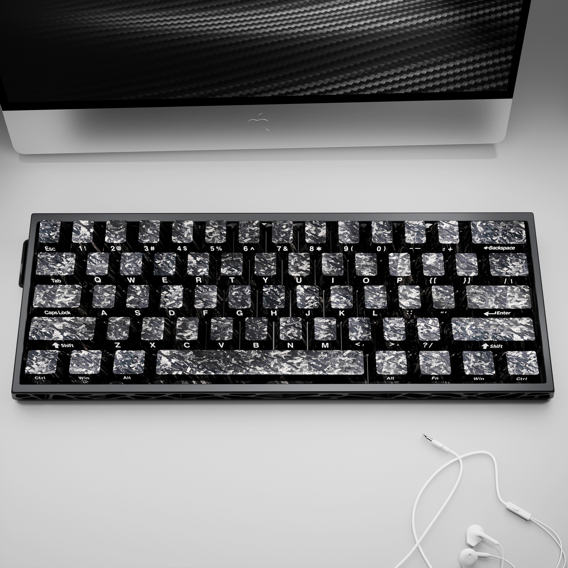 2026 New Carbon Fiber Texture  - مراجعة Gaming Keyboard Magnetic Switches وسعره