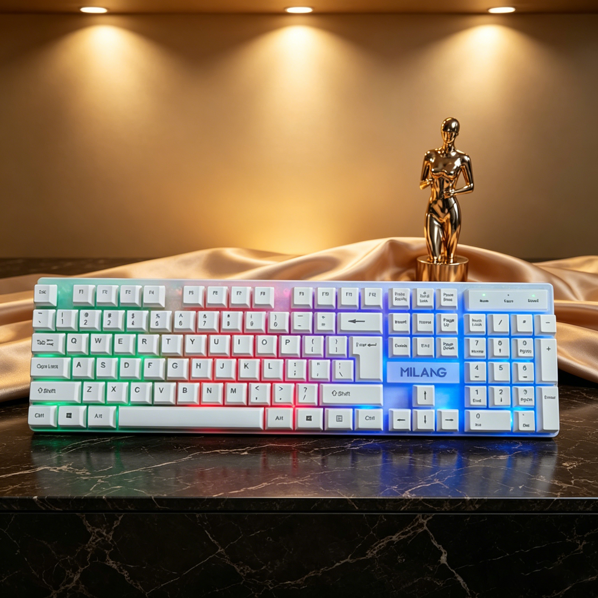 Wired RGB Backlit Keyboard Mou - مراجعة Gaming Keyboard Mouse Set وسعره