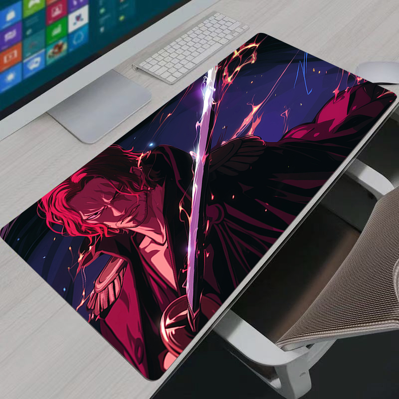 One Piece Shanks Mouse Pad Lar - مراجعة Gaming Keyboard He وسعره