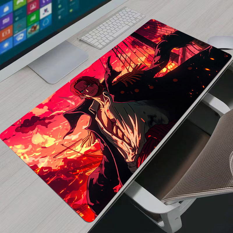 One Piece Shanks Mouse Pad Lar - مراجعة Gaming Keyboard He وسعره