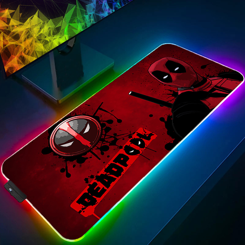 LED Mouse Pad Gaming Backlight - مراجعة Gaming Keyboard He وسعره