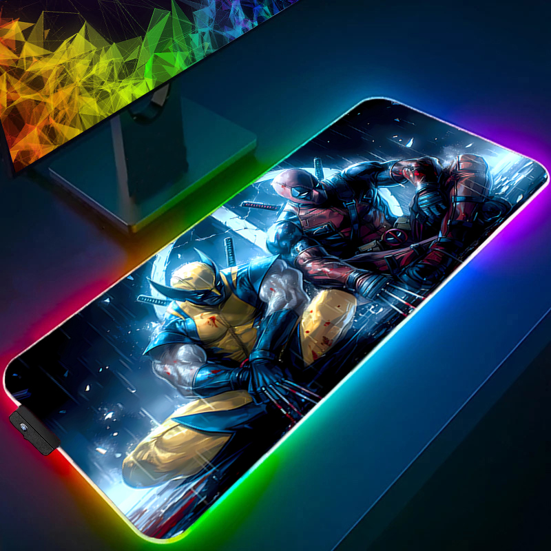 LED Mouse Pad Gaming Backlight - مراجعة Gaming Keyboard He وسعره