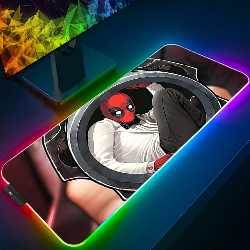 LED Mouse Pad Gaming Backlight - مراجعة Gaming Keyboard He وسعره