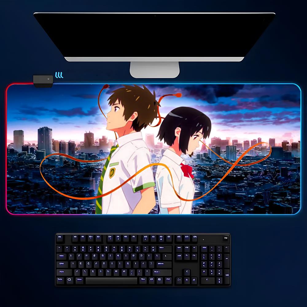 Your Name Romance Anime Mouse  - مراجعة Gaming Keyboard Name وسعره