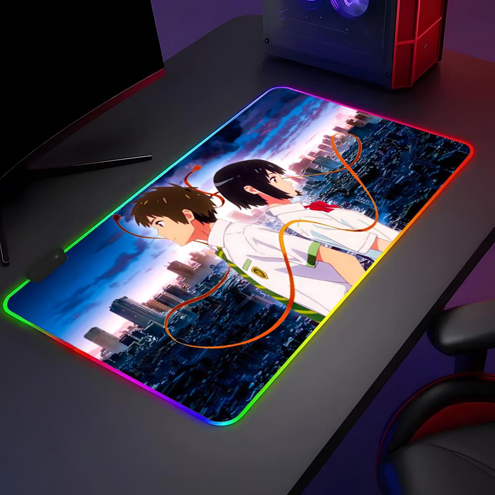 Your Name Romance Anime Mouse  - مراجعة Gaming Keyboard Name وسعره