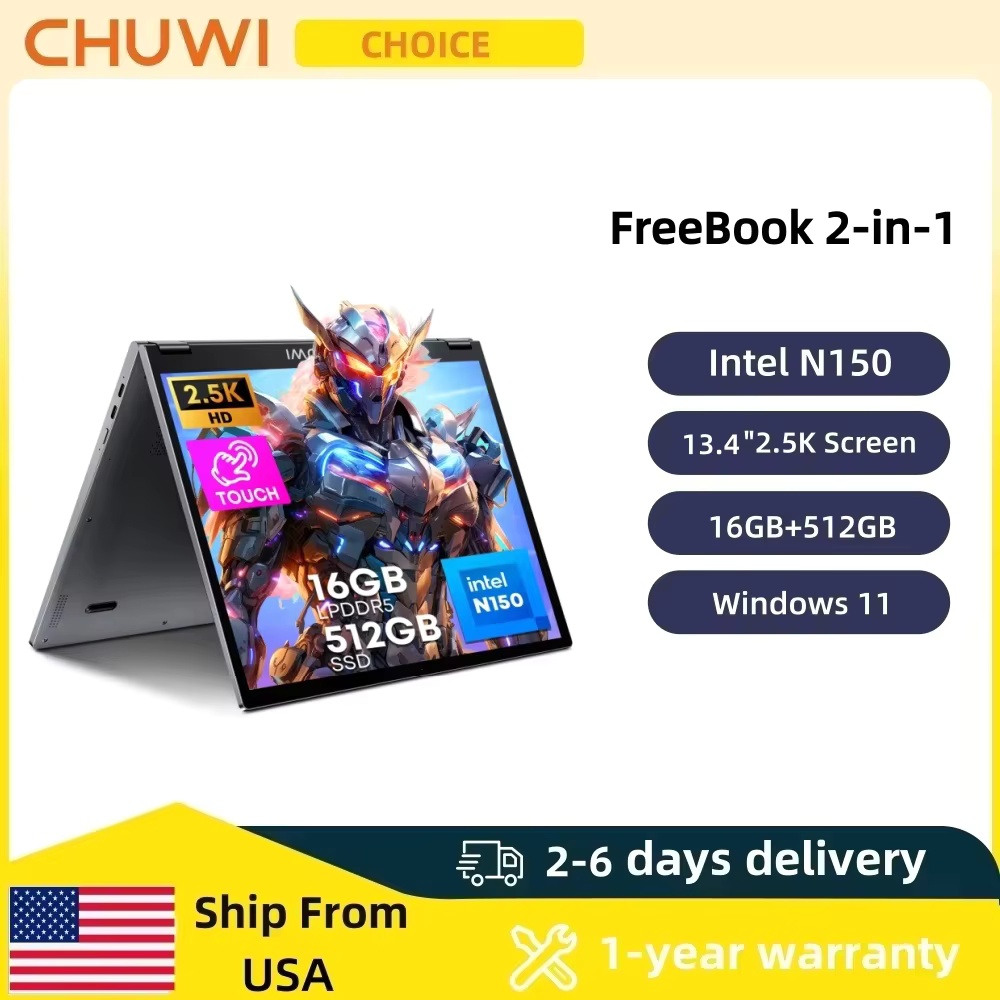 CHUWI FreeBook 2-in-1 Laptop I - مراجعة Gaming Keyboard Not Typing وسعره