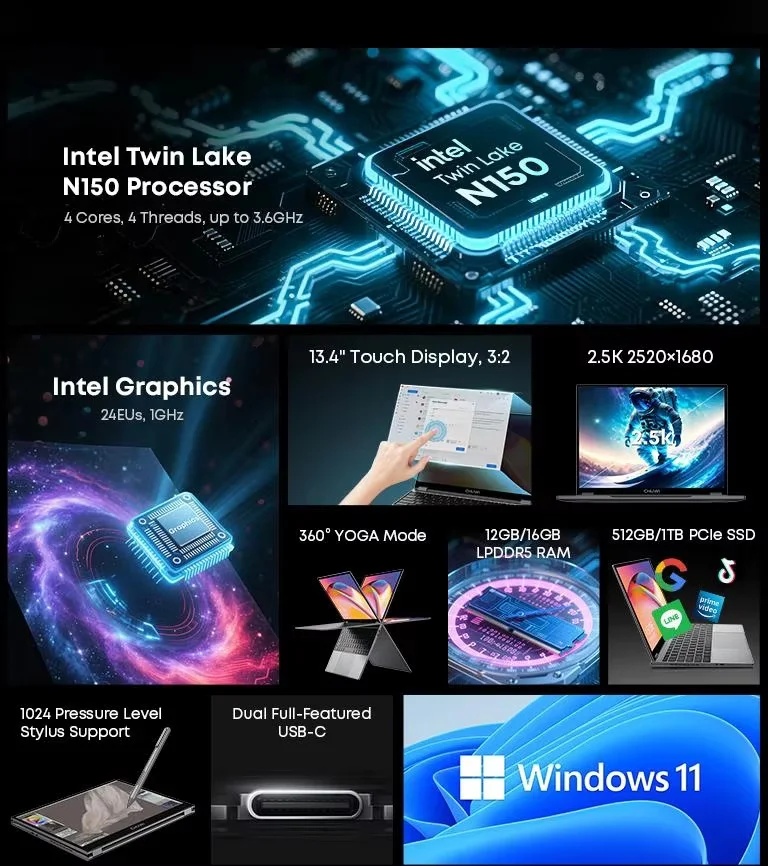 CHUWI FreeBook 2-in-1 Laptop I - مراجعة Gaming Keyboard Not Typing وسعره