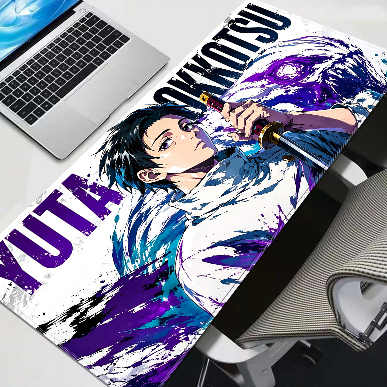 HD Anime Purple Mouse Pads Yut - مراجعة Gaming Keyboard He وسعره