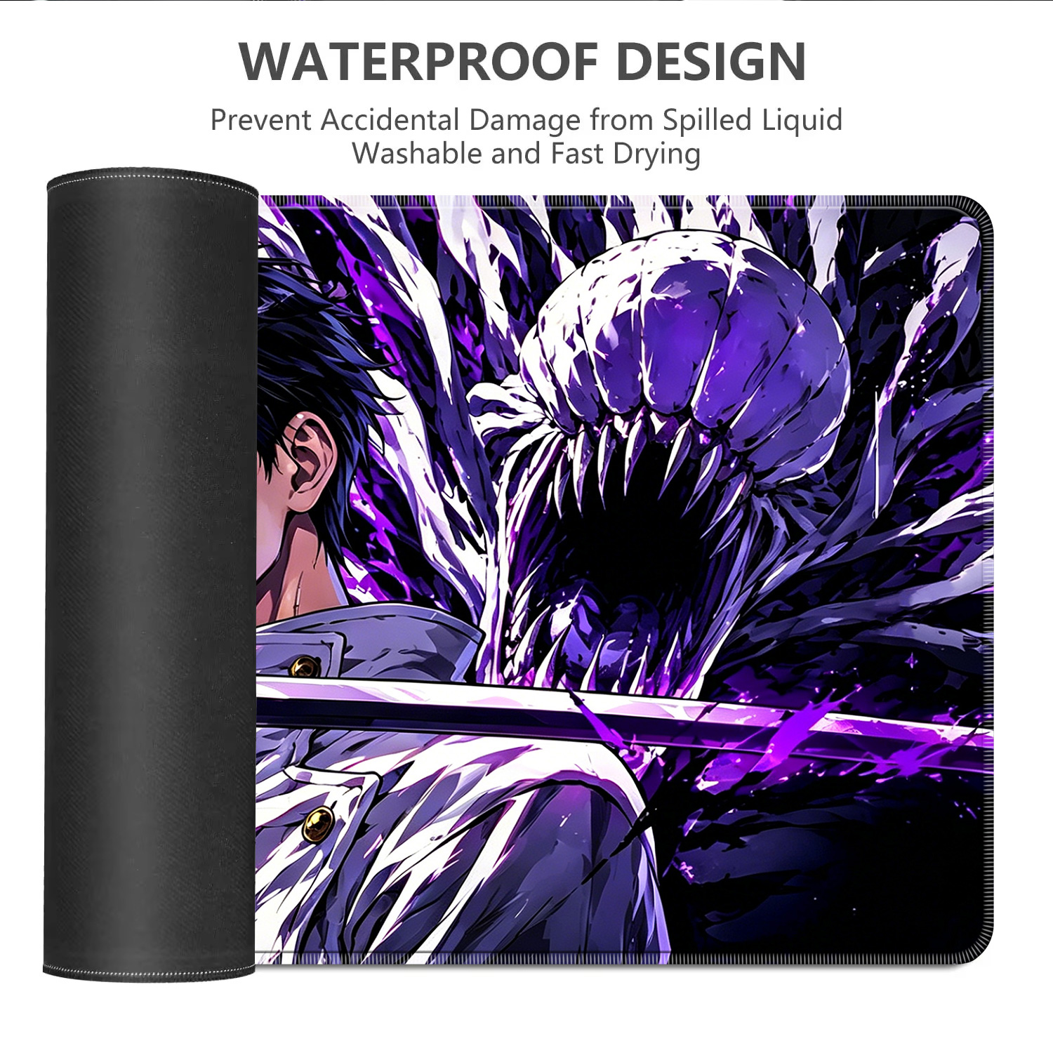 HD Anime Purple Mouse Pads Yut - مراجعة Gaming Keyboard He وسعره