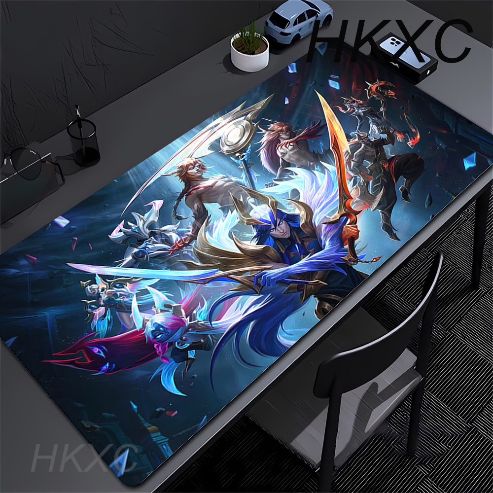 Large Gaming League of Legends - مراجعة Keyboard Mouse Bundle Gaming وسعره