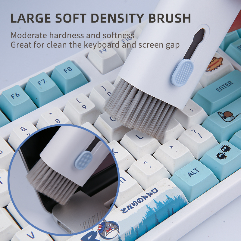 7 In 1 Earphone Cleaner Brush  - مراجعة Keycap Puller Ring وسعره