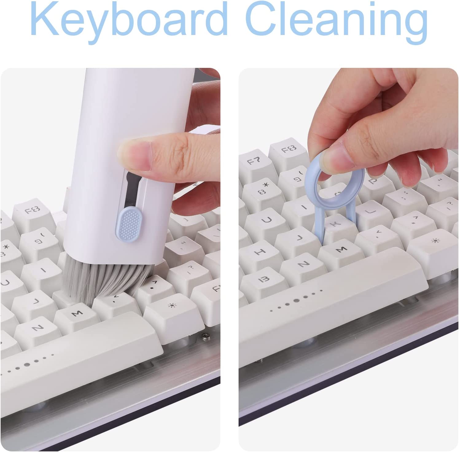 7 In 1 Earphone Cleaner Brush  - مراجعة Keycap Puller Ring وسعره