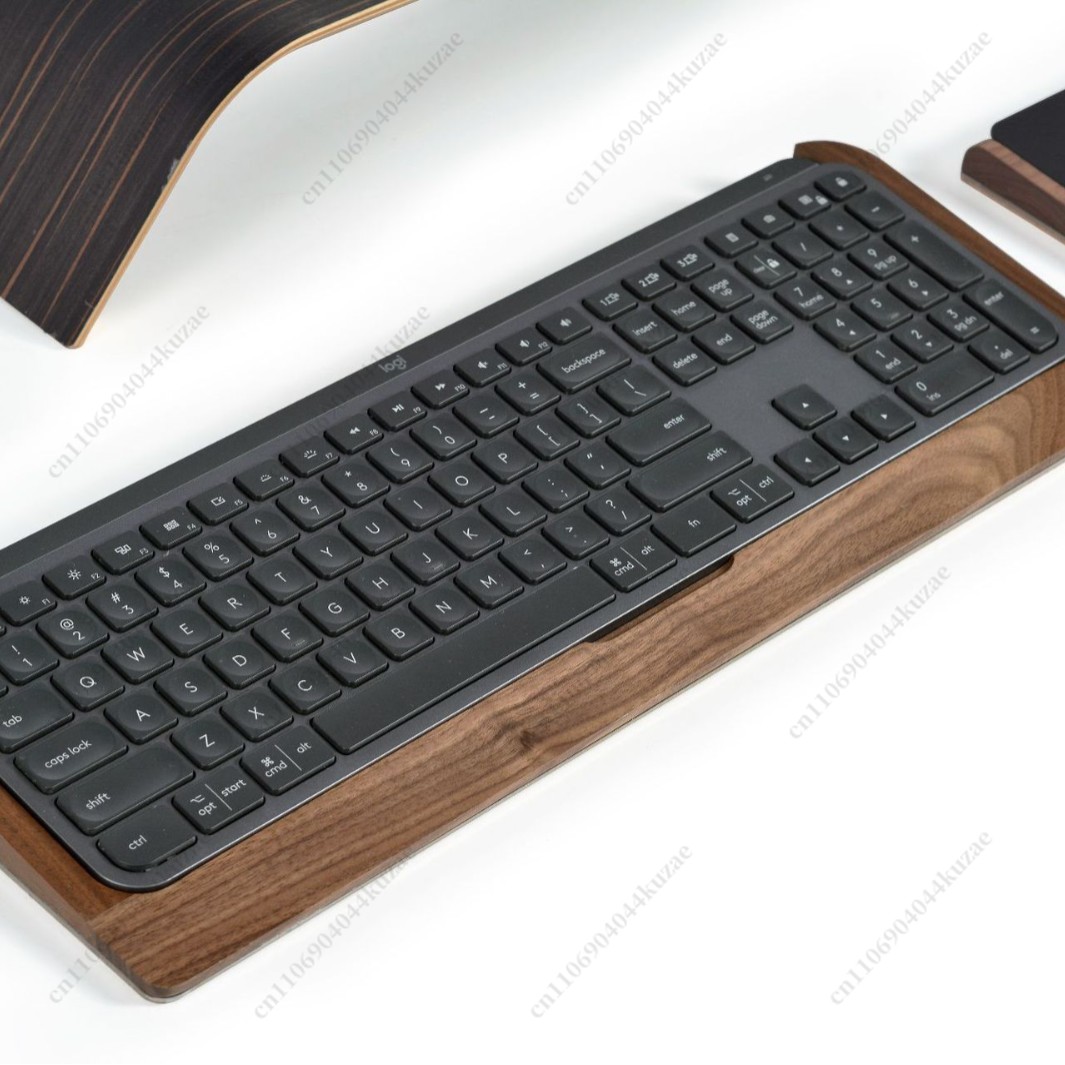 Solid Wood Keyboard Tray with  - مراجعة Wrist Rest Wood وسعره