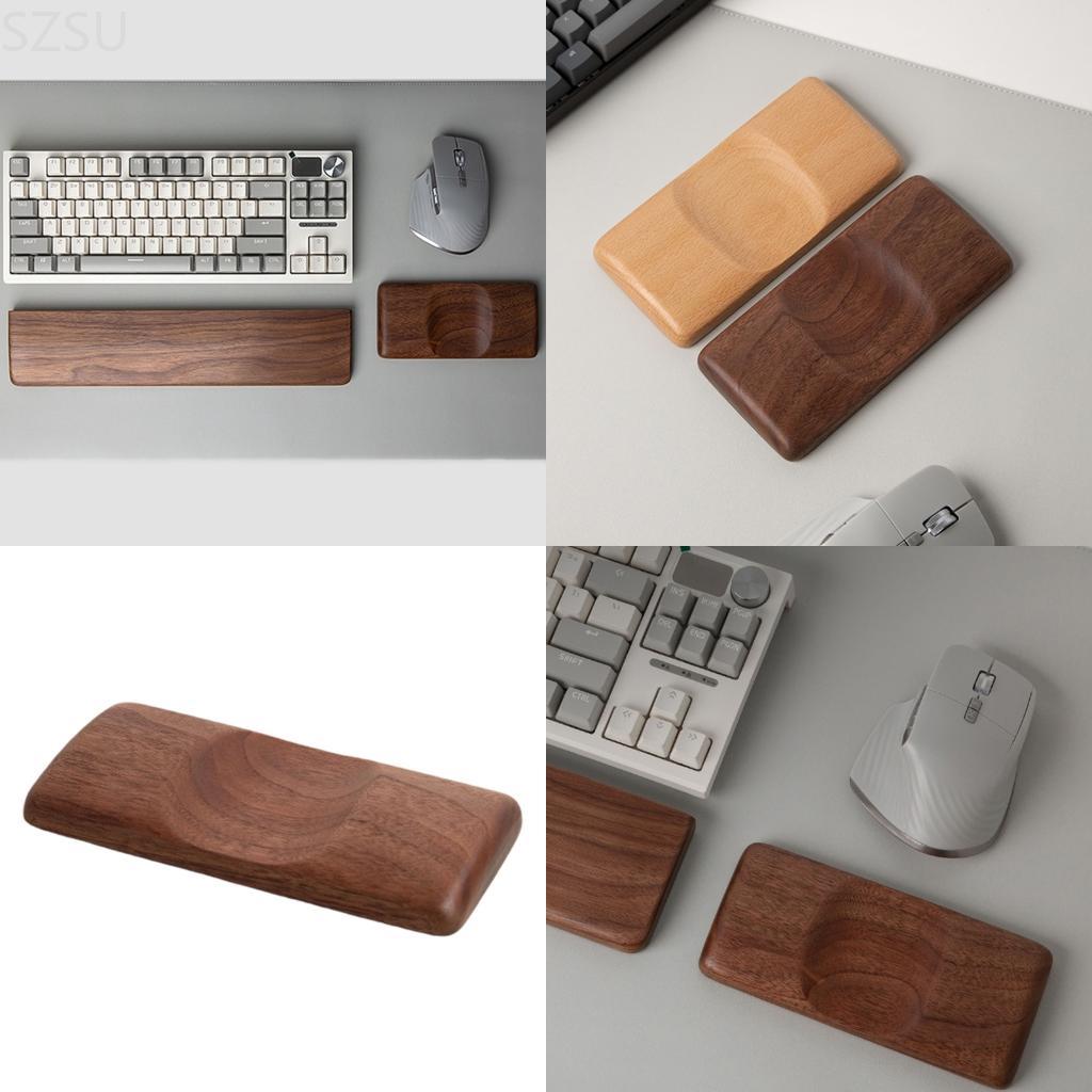 SZSU Wooden Mouse Wrist Rest W - مراجعة Wrist Rest Wood وسعره