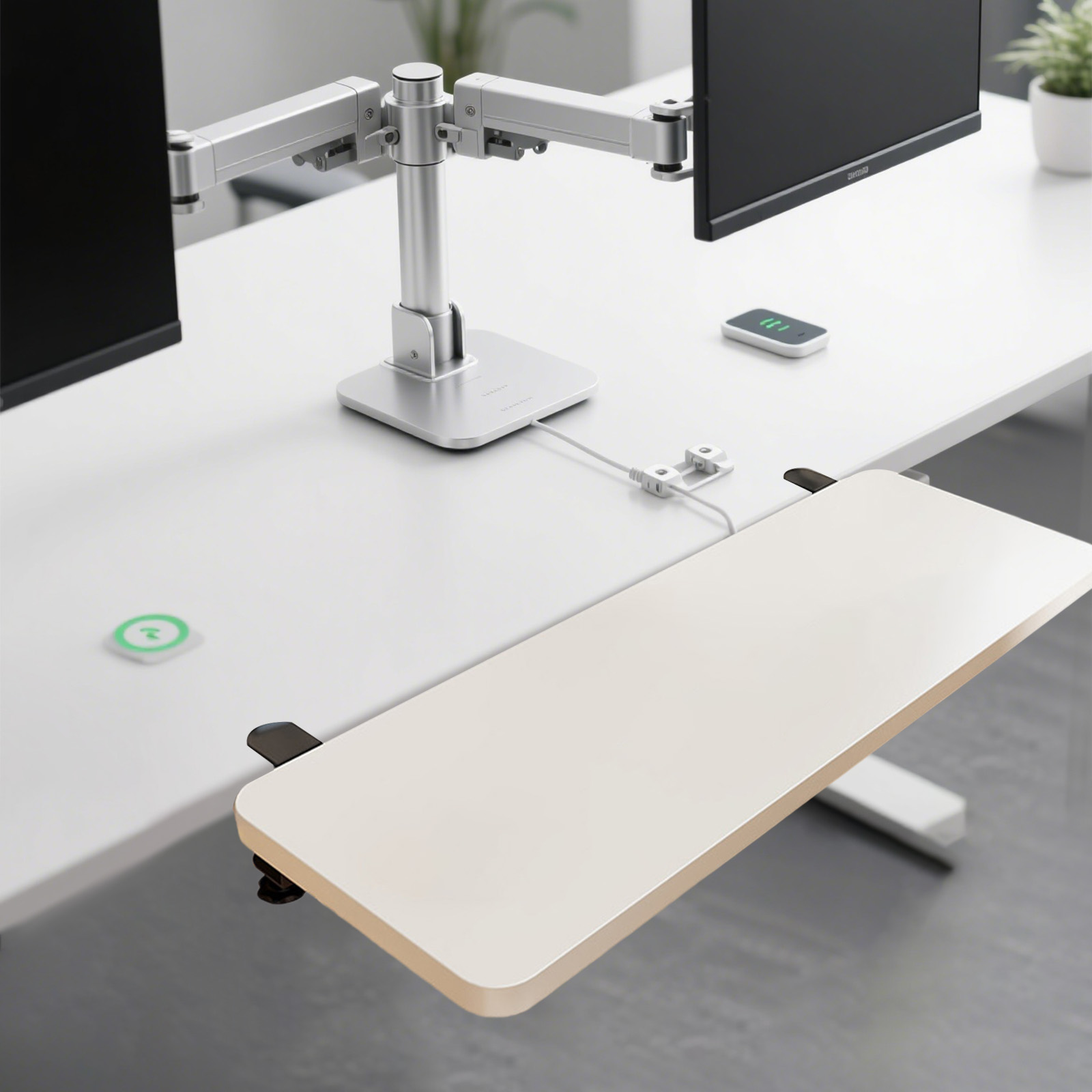 Desk Shelf Board Keyboard Tray - مراجعة Wrist Rest Wood وسعره