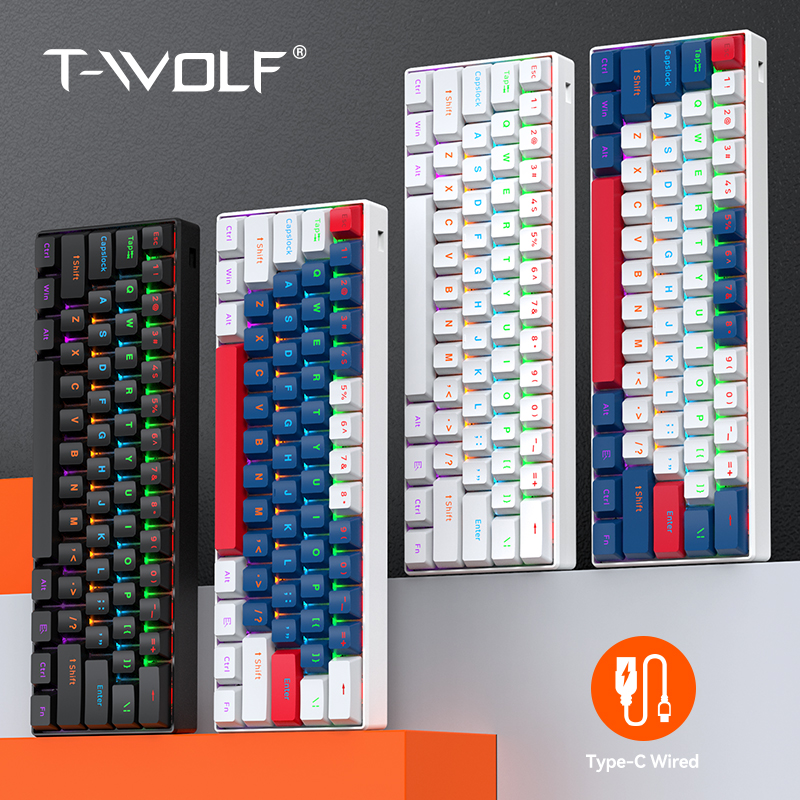 T-WOLF T60 Wired Gaming Keyboa - مراجعة Gaming Keyboard Not Typing وسعره