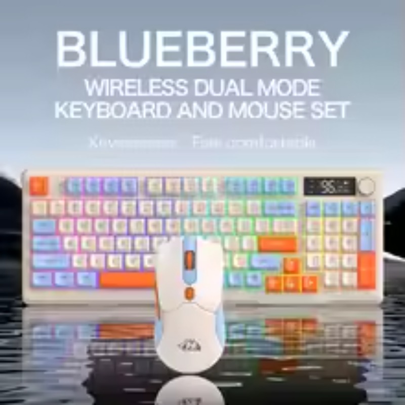 FreeWolf T96 Wireless Bluetoot - مراجعة Gaming Keyboard Mouse Set وسعره