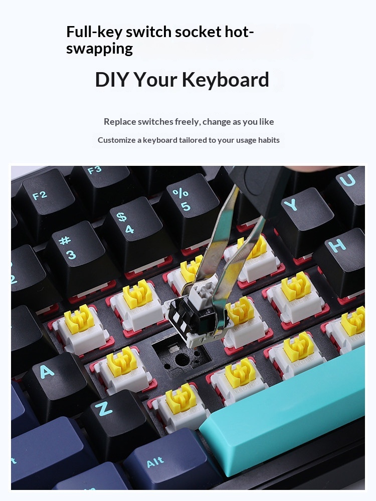 Aula F87 Pro Tri Mode Wireless - مراجعة Gaming Keyboard Not Typing وسعره