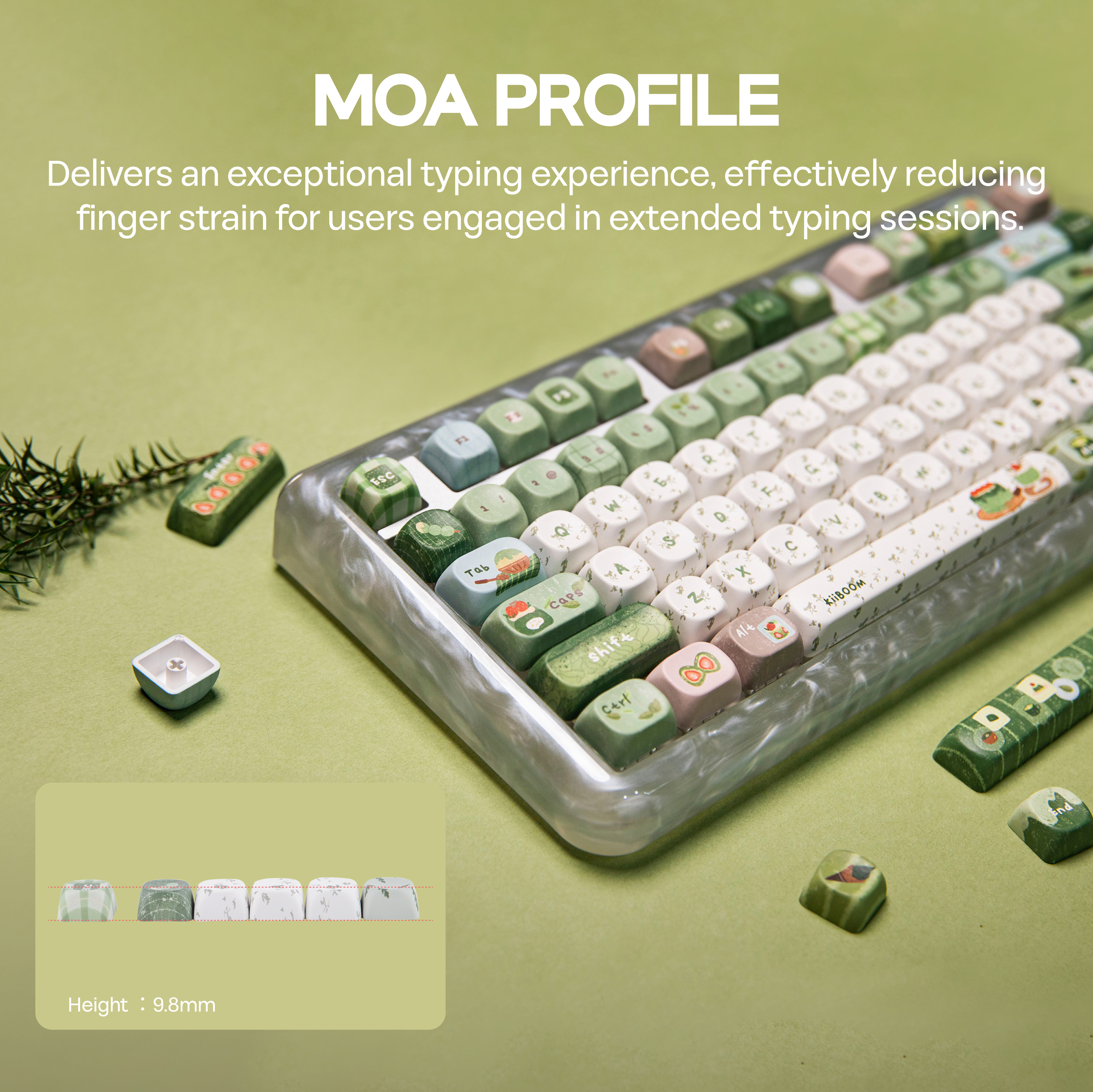 KiiBOOM Sprout Picnic 144 Keys - مراجعة Gaming Keyboard Tkl وسعره