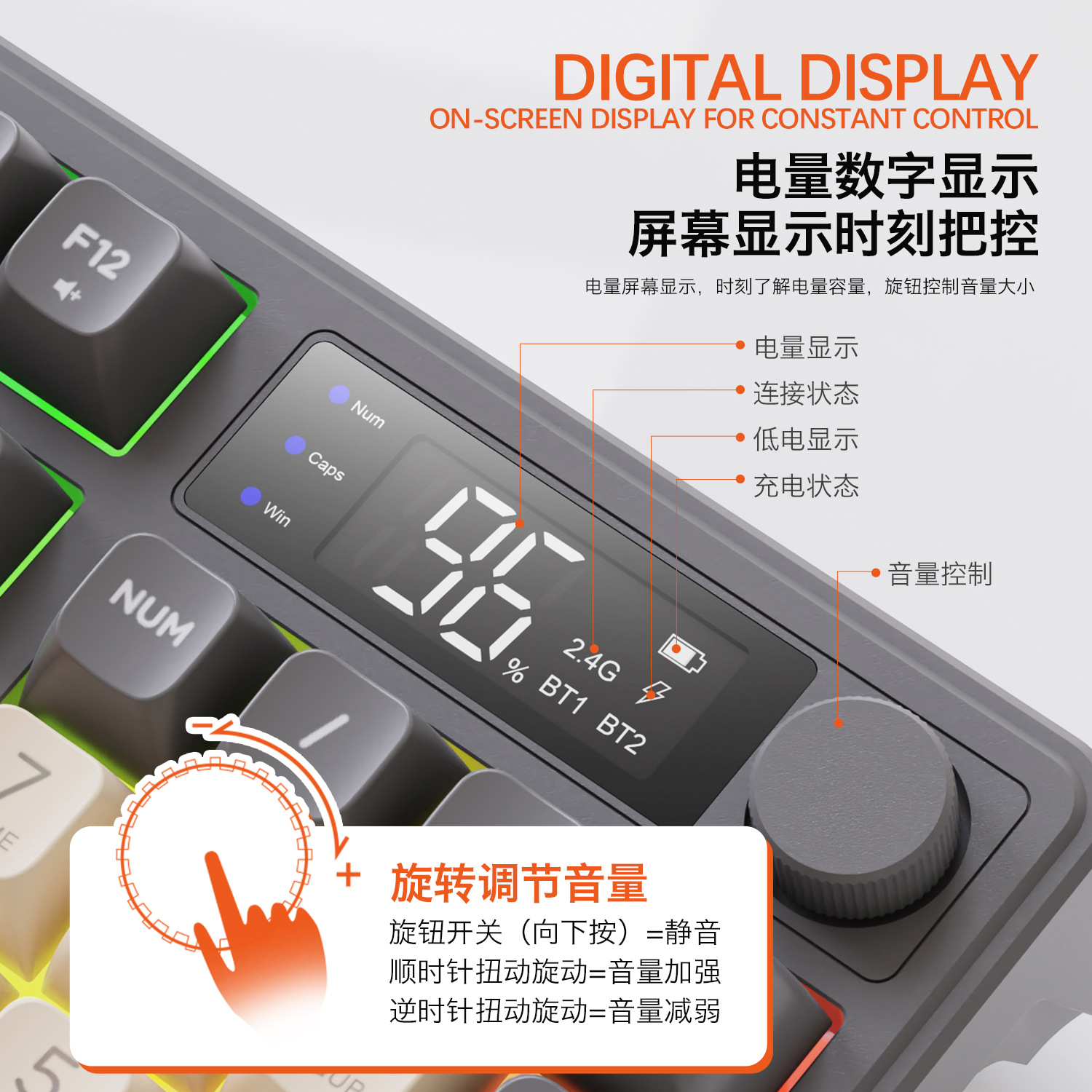 Hot Free Wolf T96 Wireless Dua - مراجعة Gaming Keyboard Bluetooth وسعره