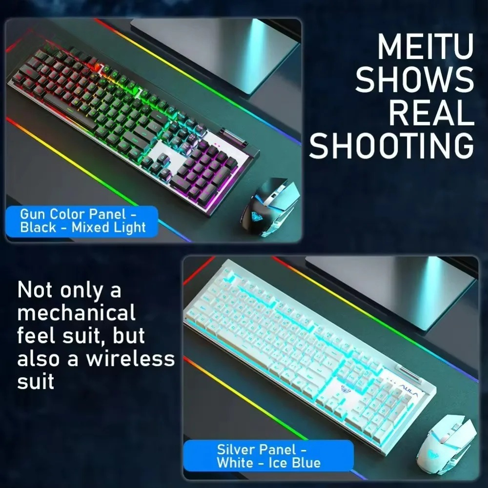 Accessories with 1600 DPI for  - مراجعة Gaming Keyboard Mouse Set وسعره