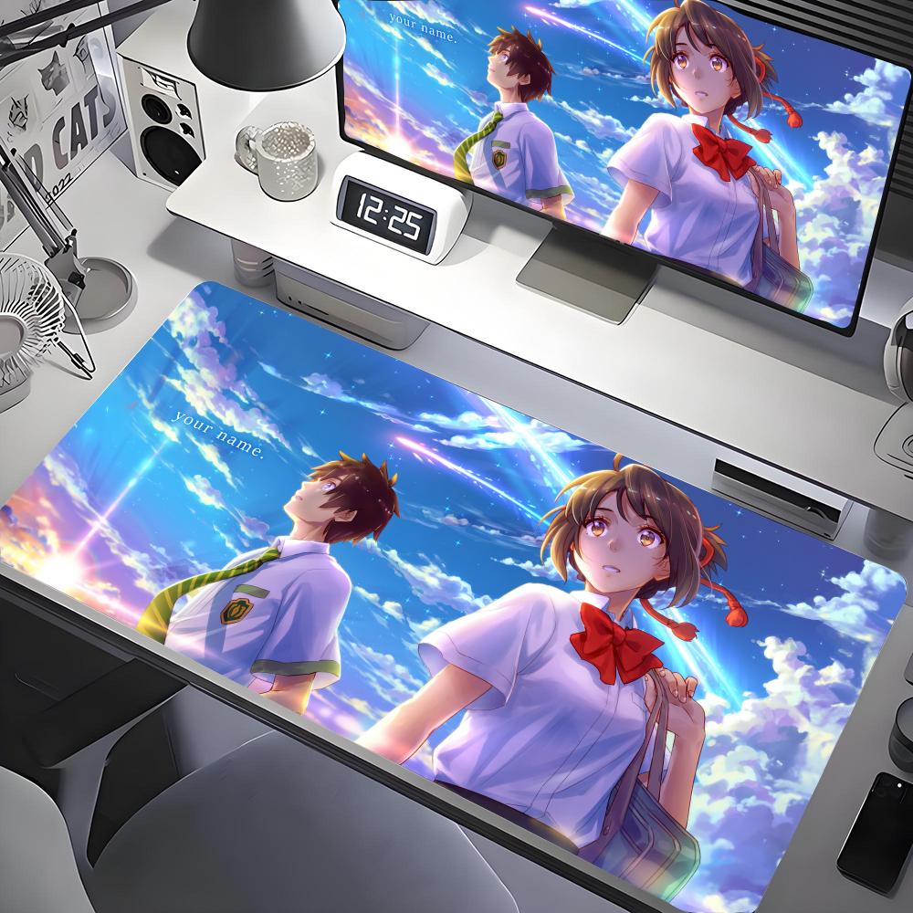 anime Your Name Mouse Pad Desk - مراجعة Gaming Keyboard Name وسعره