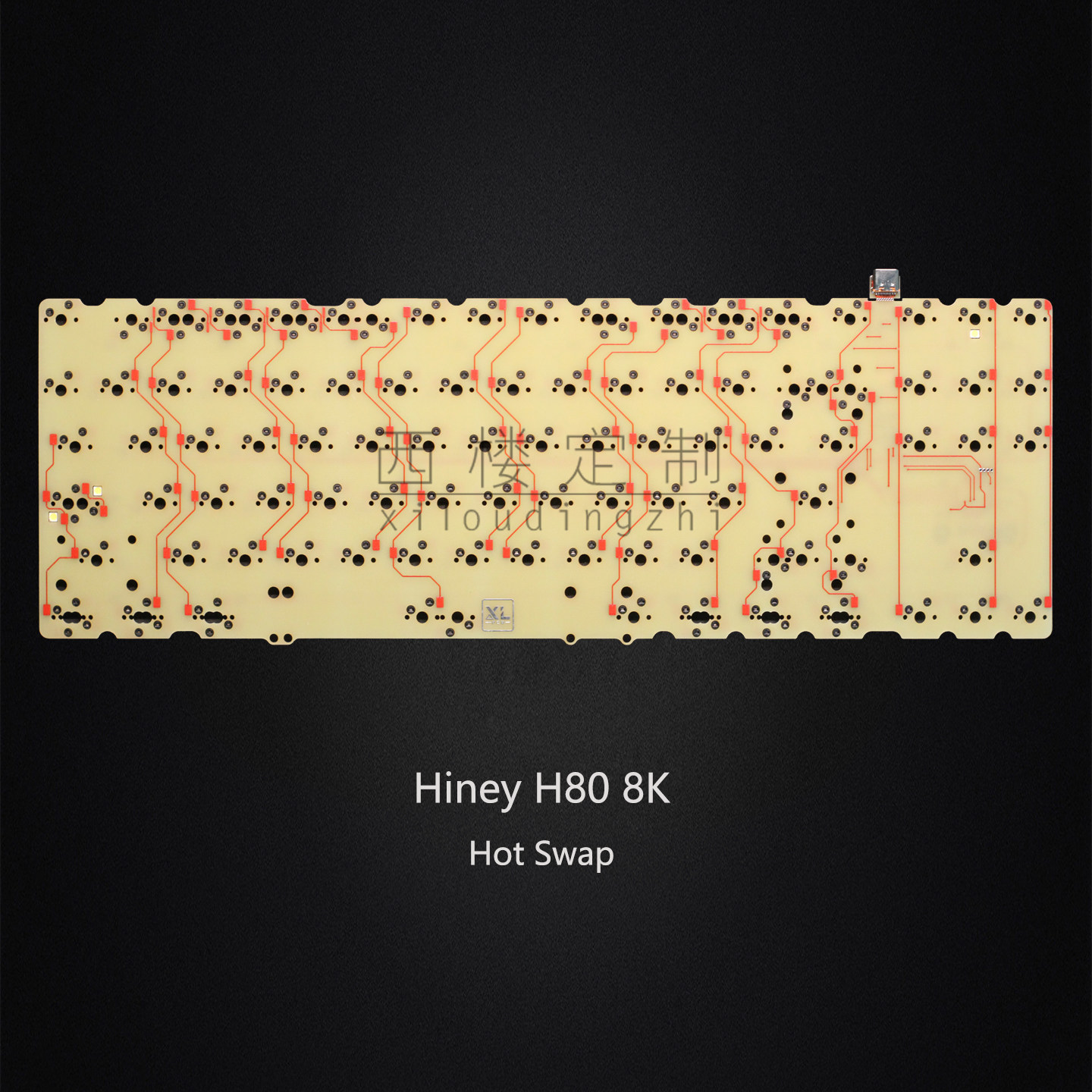 8k hotswap Hiney H80 pcb with  - مراجعة Hot Swap Pcb وسعره