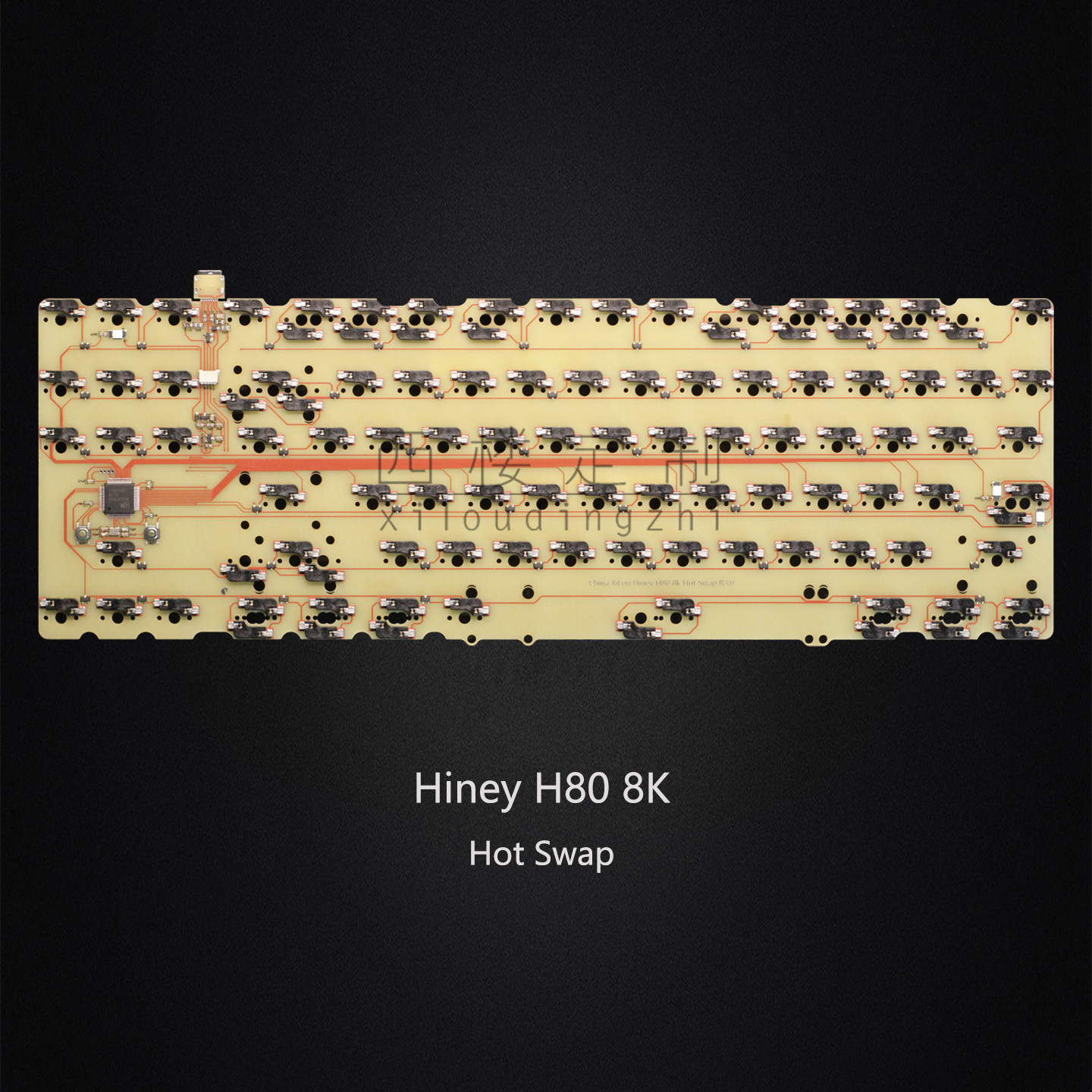 8k hotswap Hiney H80 pcb with  - مراجعة Hot Swap Pcb وسعره
