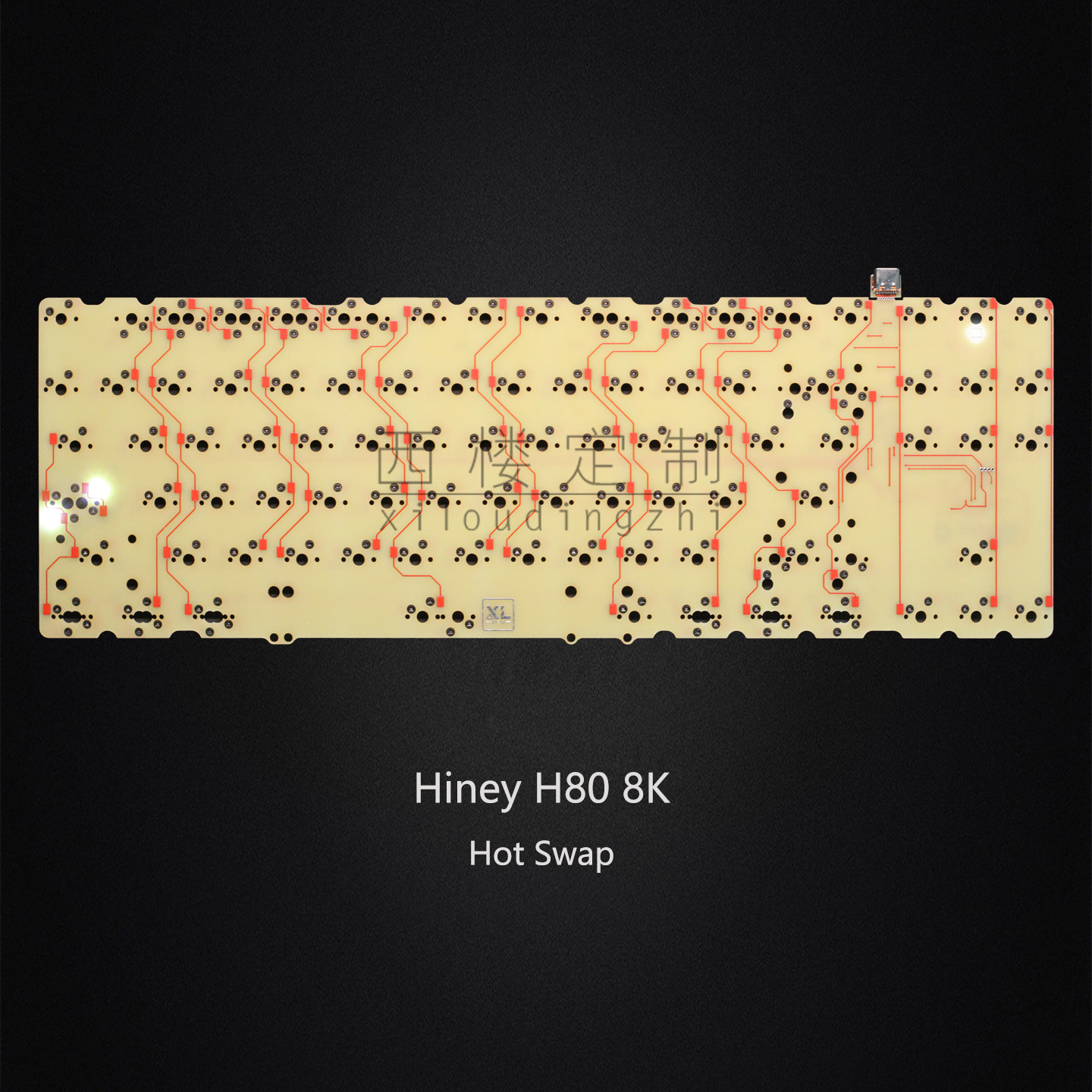 8k hotswap Hiney H80 pcb with  - مراجعة Hot Swap Pcb وسعره
