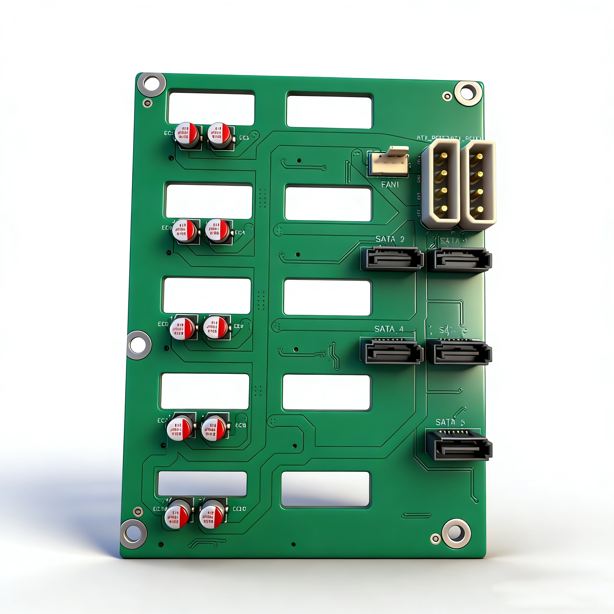 5-Bay SATA Hard Drive Backplan - مراجعة Hot Swap Pcb وسعره