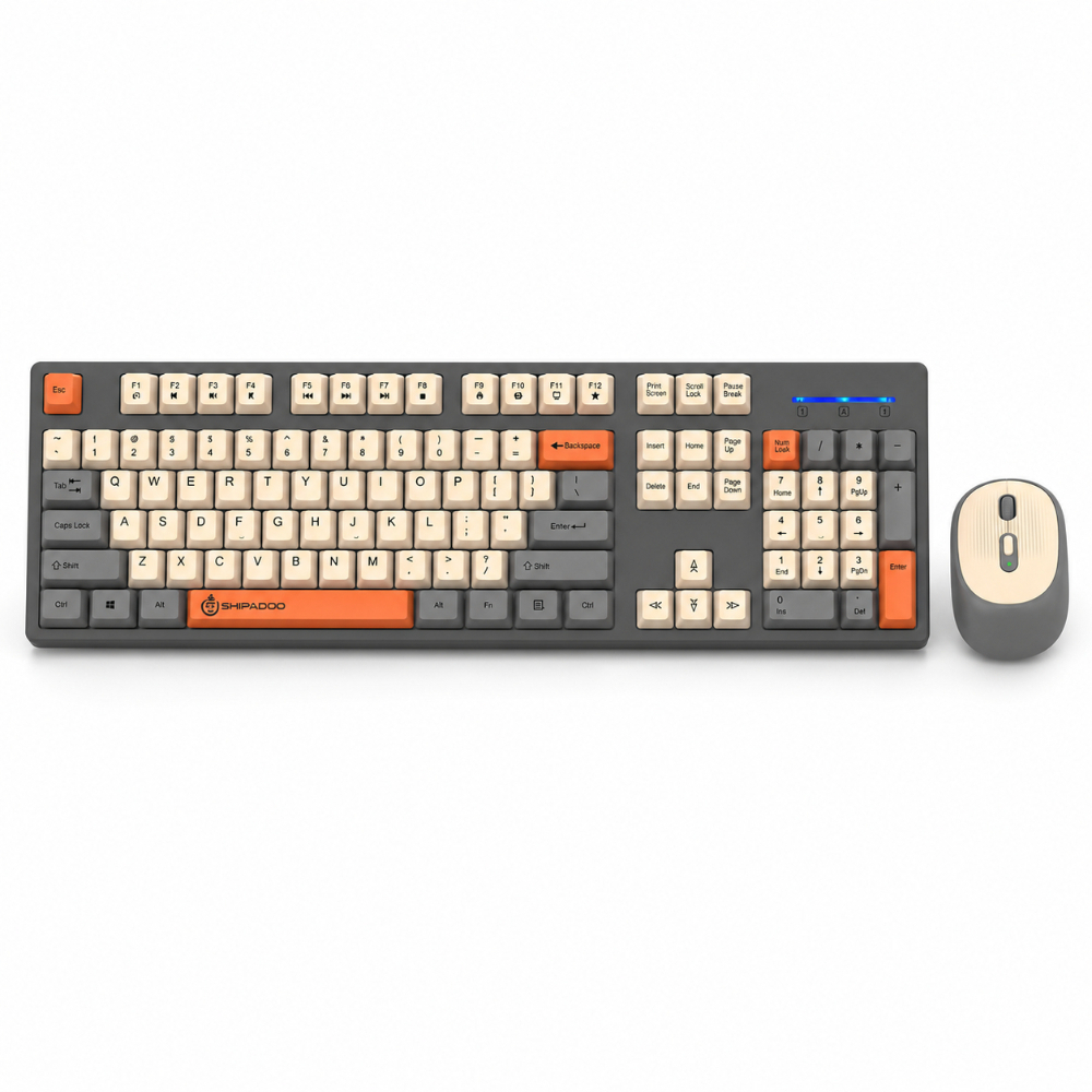SHIPADOO W1060 2.4G Wireless G - مراجعة Gaming Keyboard Mouse Set وسعره