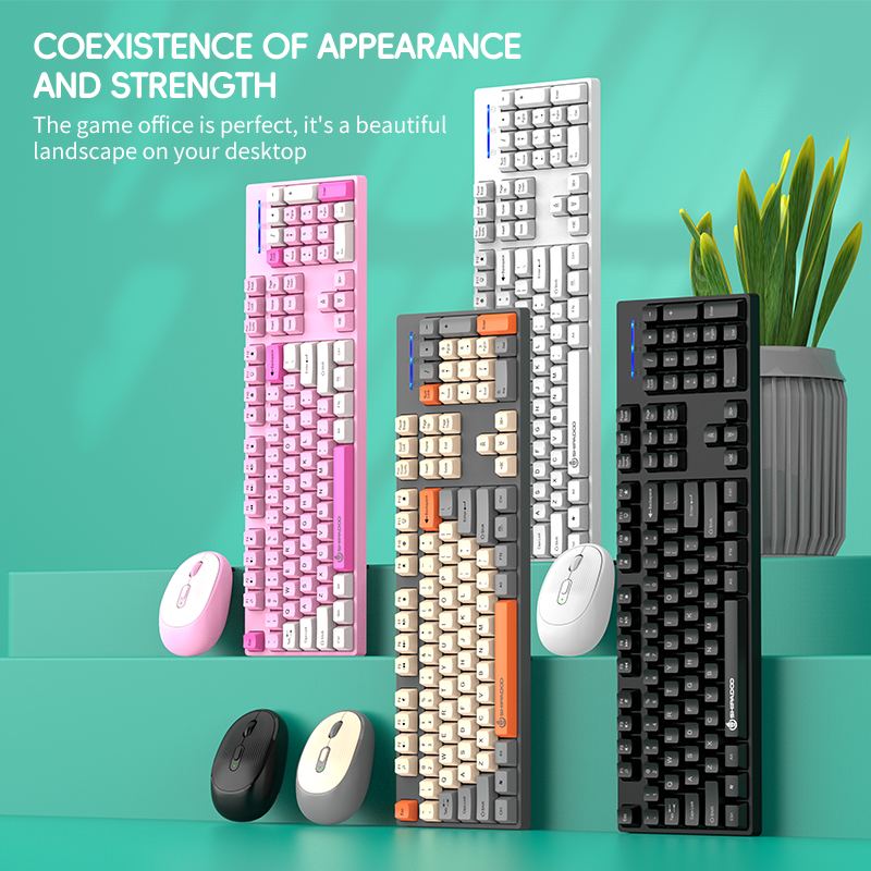 SHIPADOO W1060 2.4G Wireless G - مراجعة Gaming Keyboard Mouse Set وسعره