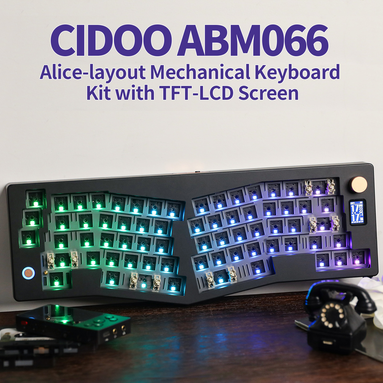 CIDOO ABM066 Barebones Kit Ali - مراجعة Gaming Keyboard Tkl وسعره