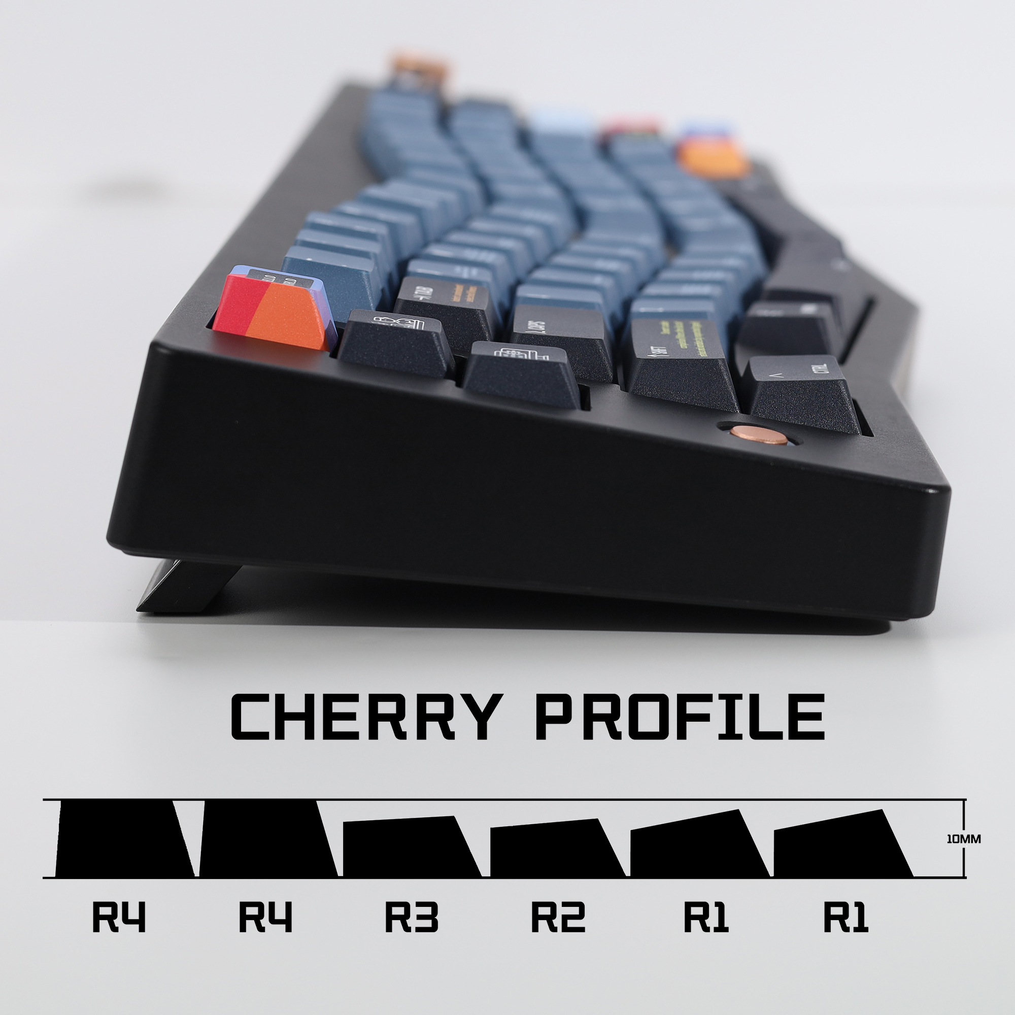 KBDiy Black Programmer Keycap  - مراجعة Gaming Keyboard Magnetic Switches وسعره