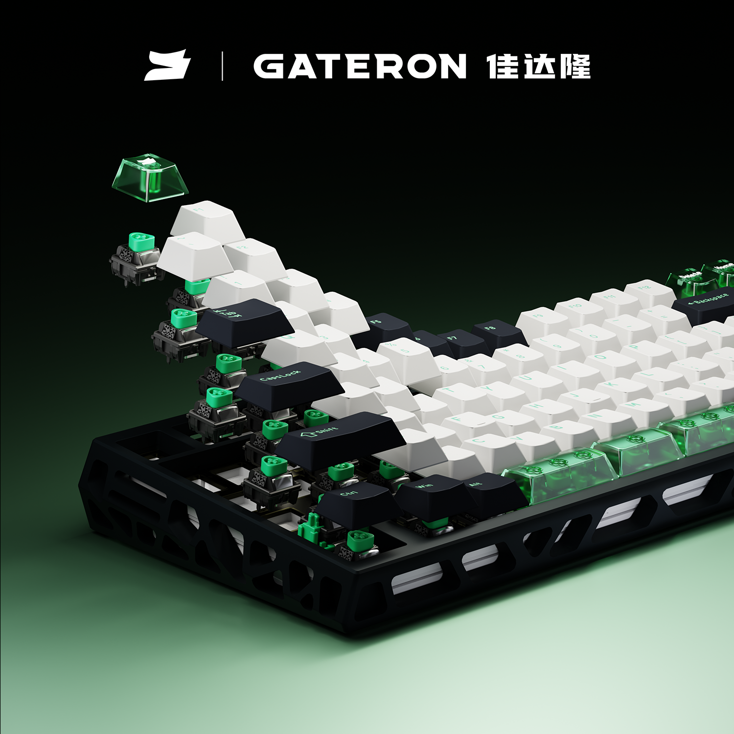 GATERON FORT75 Keyboard Set, C - مراجعة Gaming Keyboard Magnetic Switches وسعره