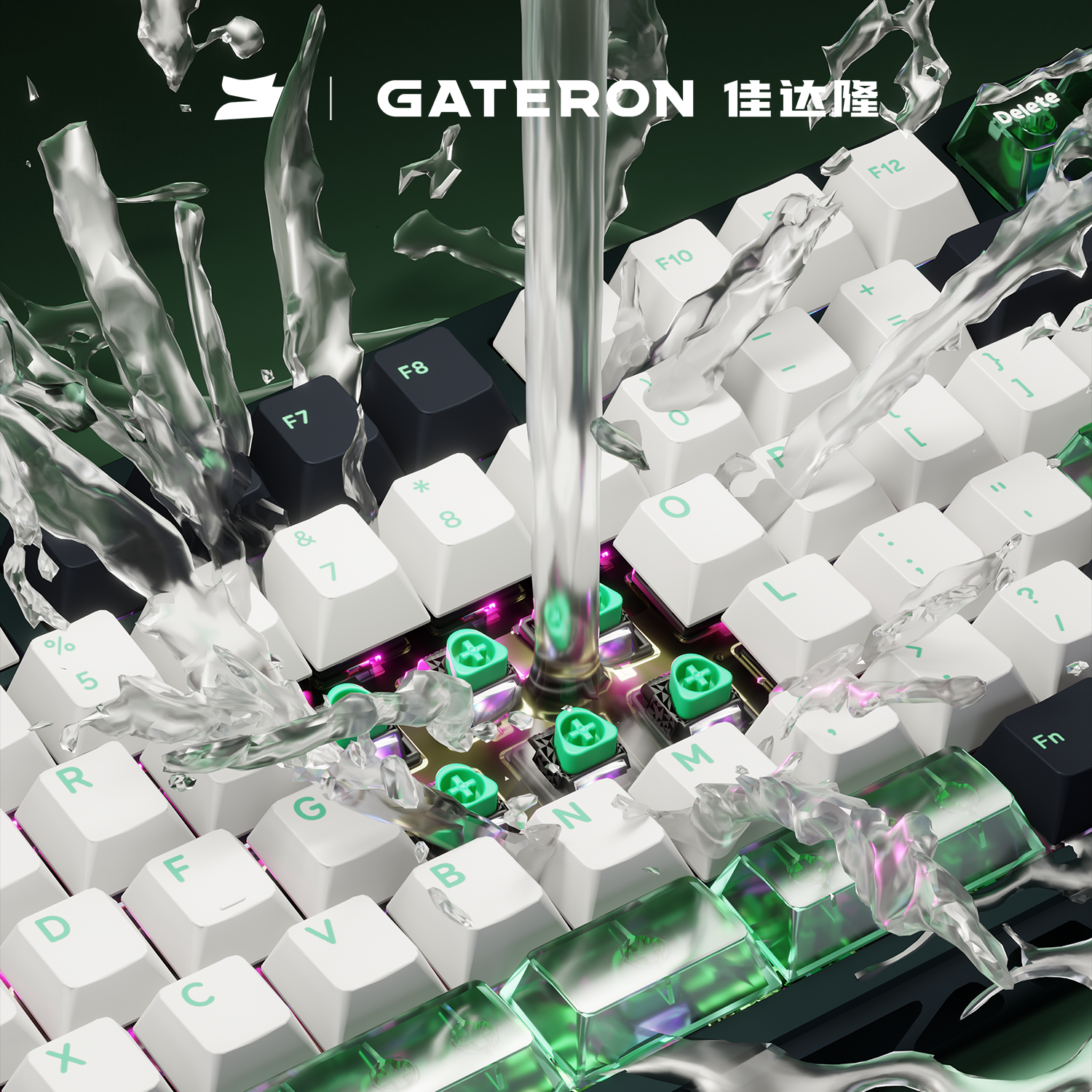GATERON FORT75 Keyboard Set, C - مراجعة Gaming Keyboard Magnetic Switches وسعره