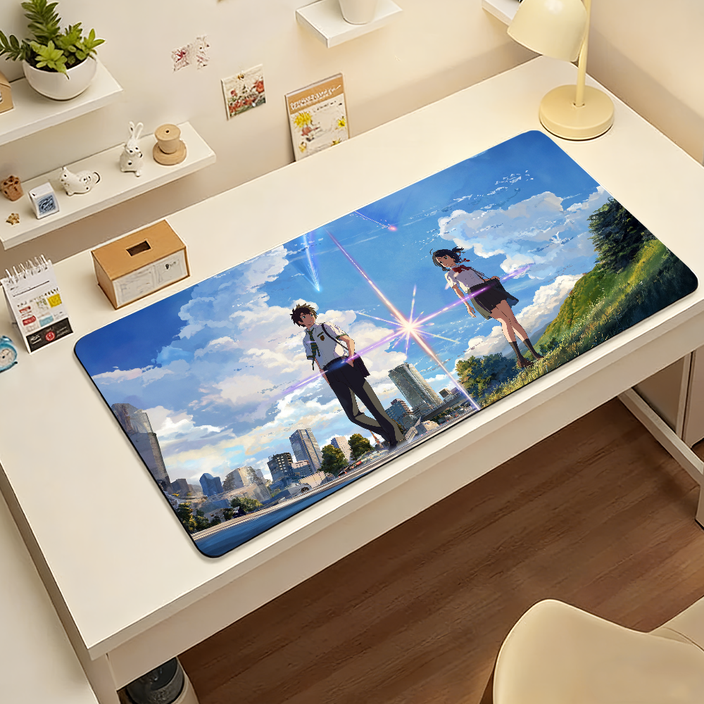 Anime Y-Your N-Name Mouse Pad  - مراجعة Gaming Keyboard Name وسعره