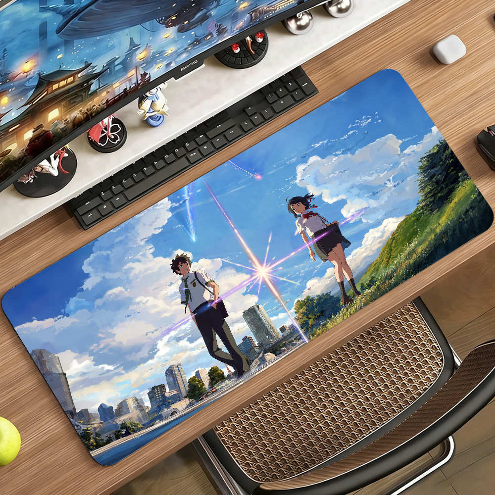 Anime Y-Your N-Name Mouse Pad  - مراجعة Gaming Keyboard Name وسعره