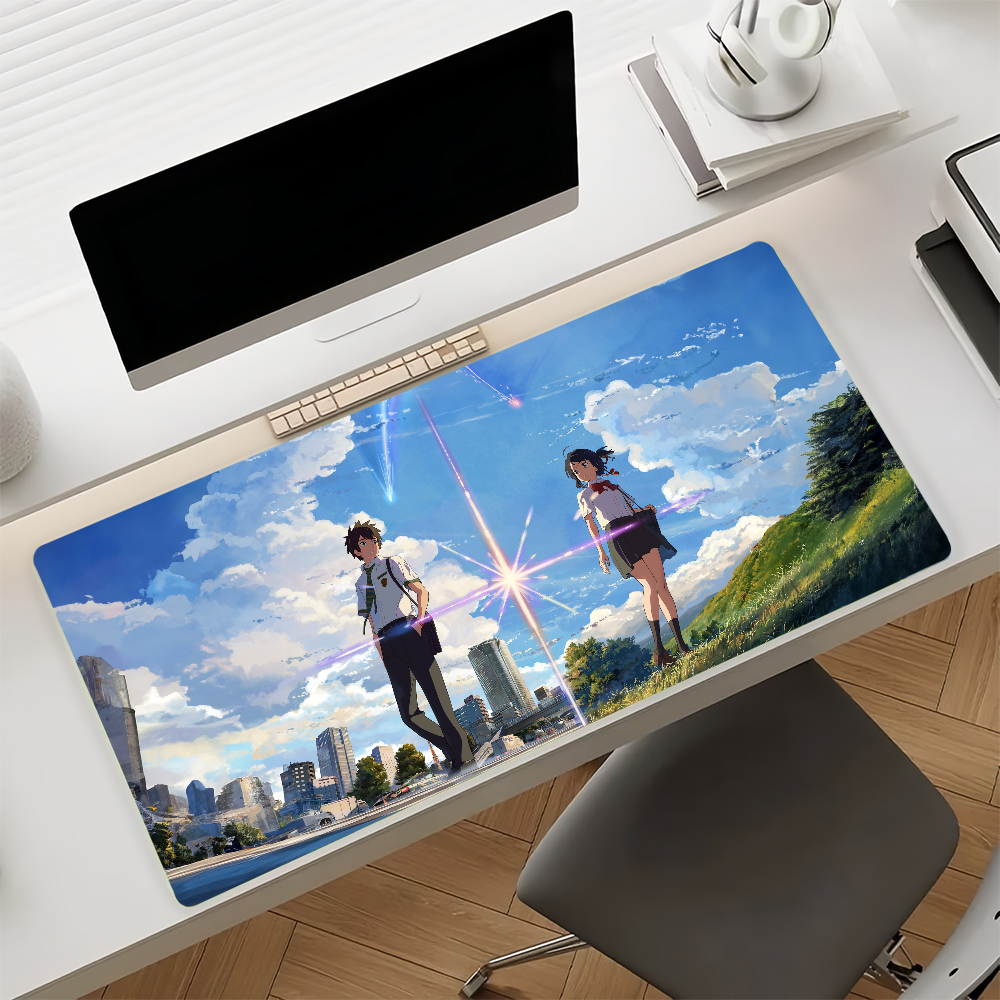 Anime Y-Your N-Name Mouse Pad  - مراجعة Gaming Keyboard Name وسعره