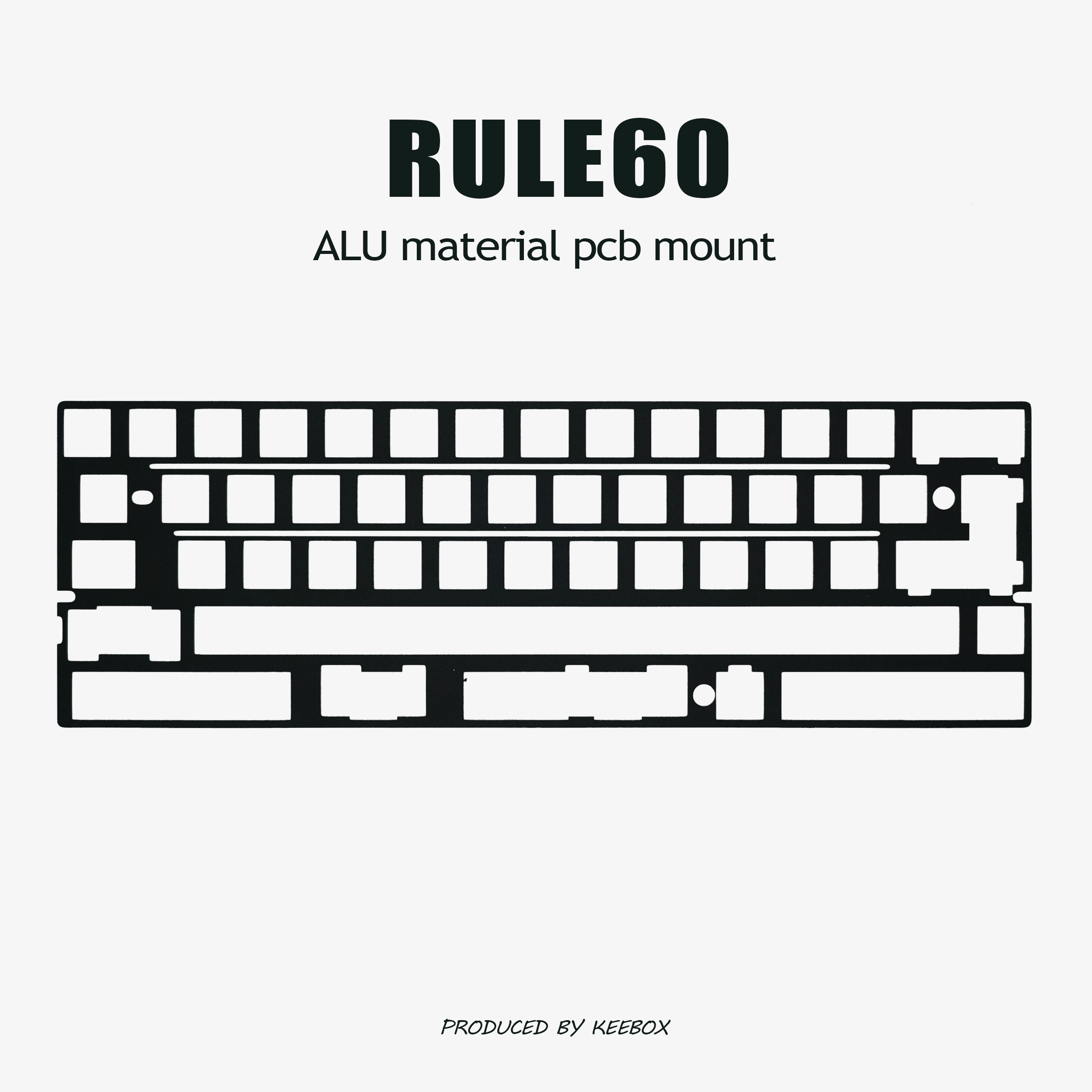 Keebox Rule60 V3 PC Fr4 Alumin - مراجعة Hot Swap Pcb وسعره