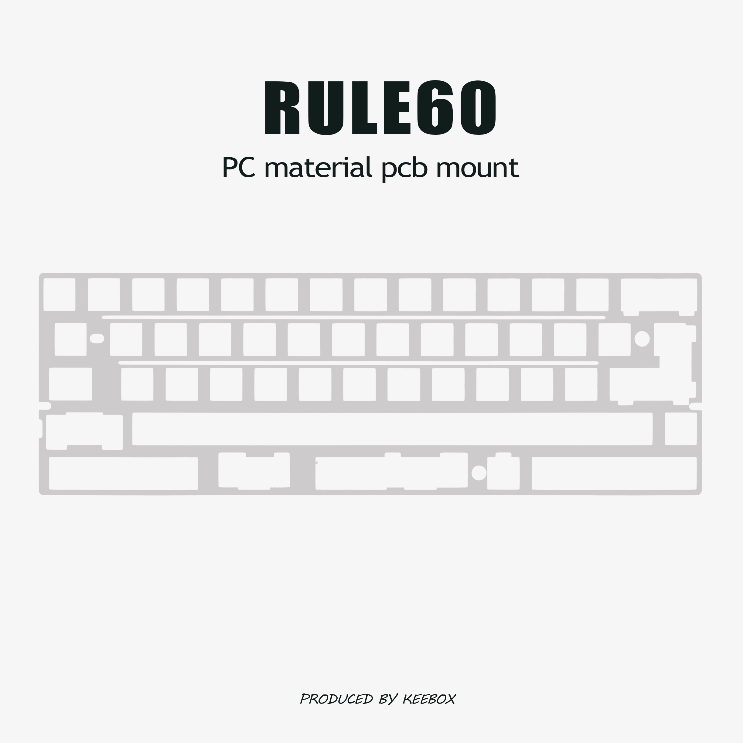 Keebox Rule60 V3 PC Fr4 Alumin - مراجعة Hot Swap Pcb وسعره