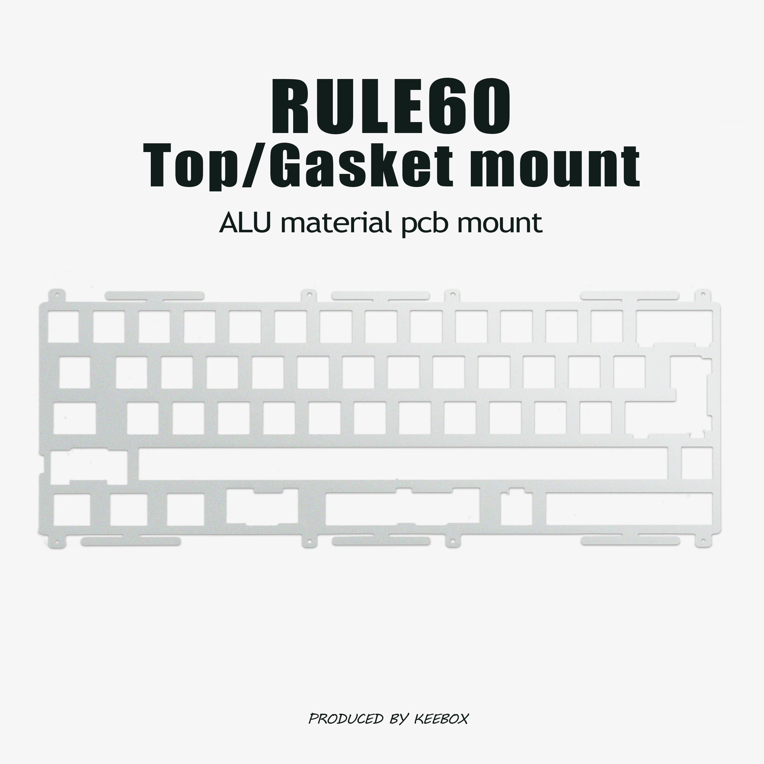Keebox Rule60 V3 PC Fr4 Alumin - مراجعة Hot Swap Pcb وسعره